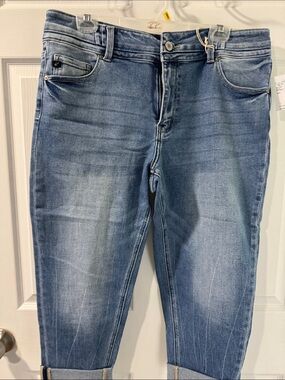 KanCan Womens Skinny Capri Jeans - Light Blue Wash